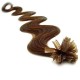 Nail tip / U tip hair extensions 24 inch (60cm) wavy