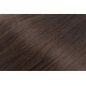 Clip in maxi set 73cm pravé lidské vlasy – REMY 280g – TMAVĚ HNĚDÁ