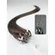 Vlasy pro metodu Micro Ring / Easy Loop / Easy Ring / Micro Loop 50cm – tmavě hnědé 