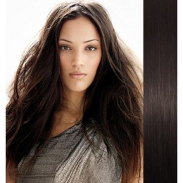 28 inch (70cm) Clip in human REMY hair - natural black