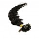 Nail tip / U tip hair extensions 24 inch (60cm) curly